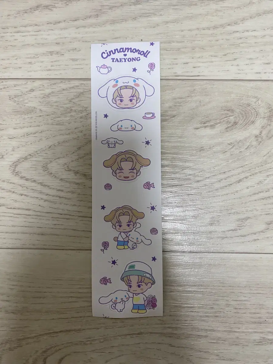 NCT taeyong san rio roll stickers