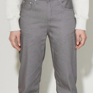 Taille STRAIGHT DENIM PANTS GRAY (2)