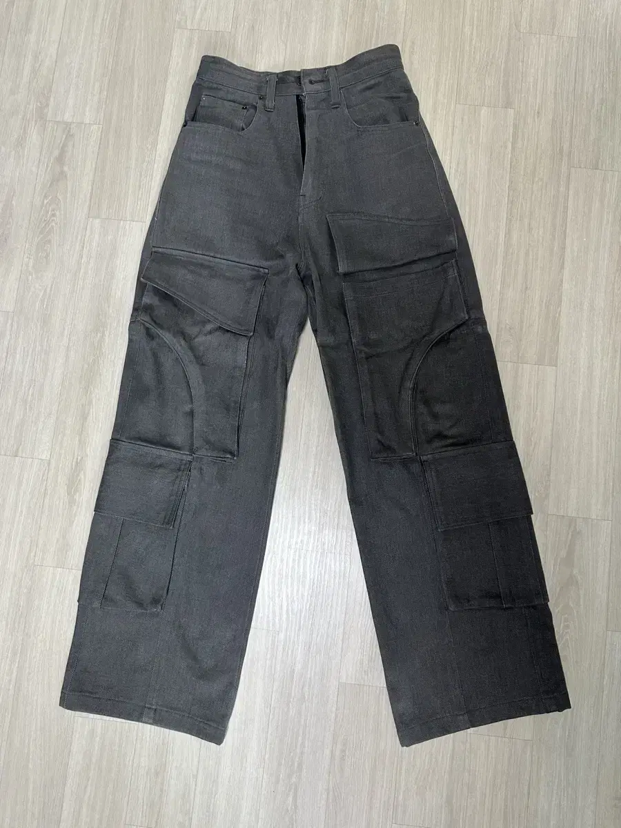 [S] Full of Sun Gun Pocket Cargo Pants Gray