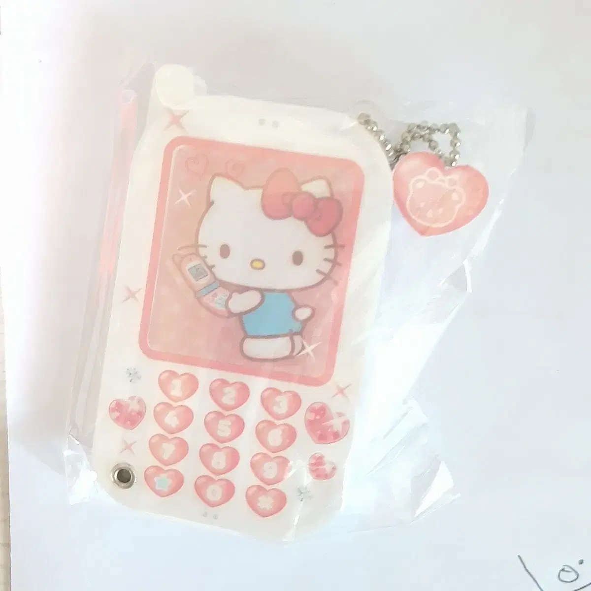 Hello Kitty Cell Phone keyring unsealed