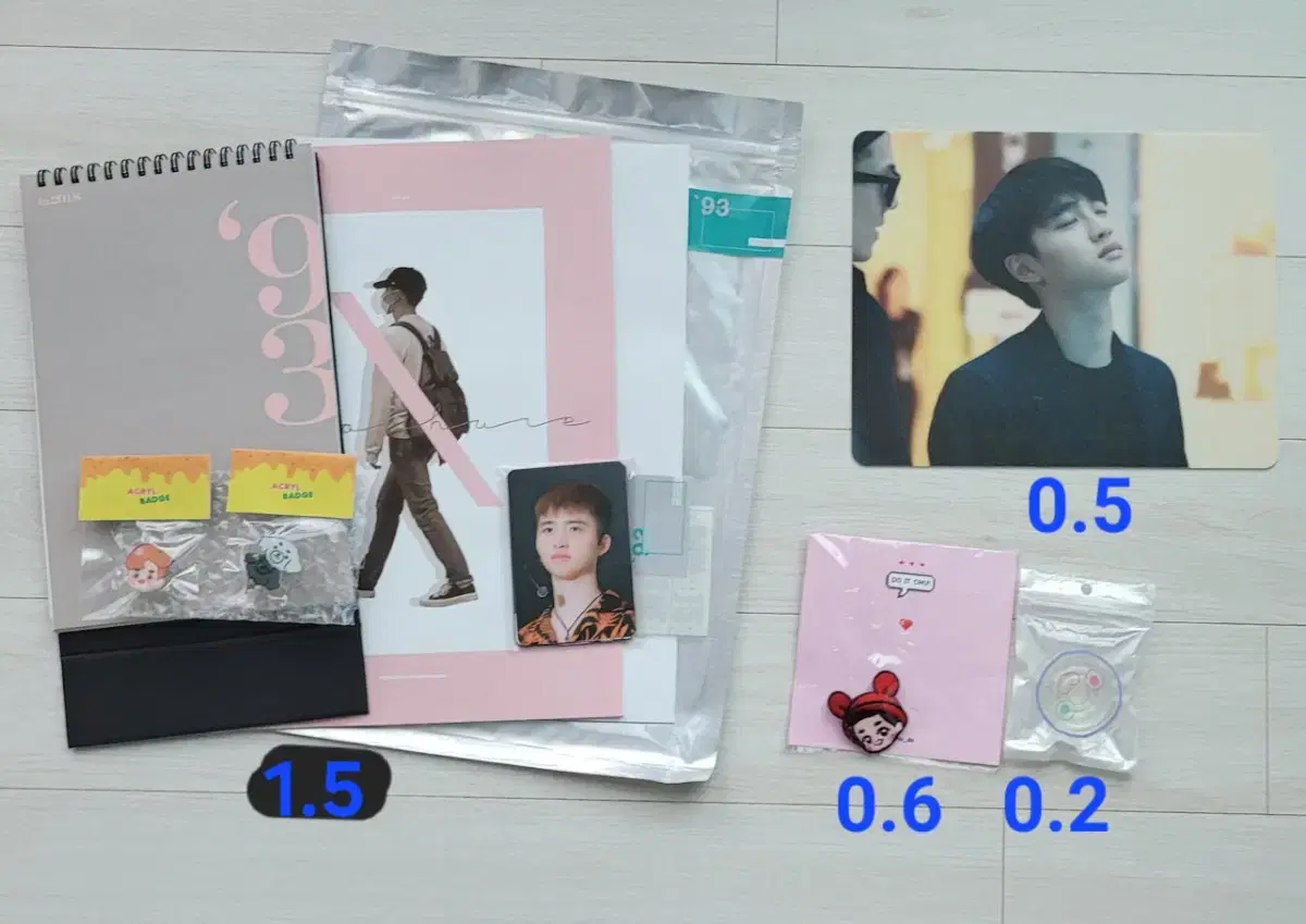 Exo Homma unofficial goods wts photobook postcard etc suho baekhyun chanyeol d.o. kai Sehun