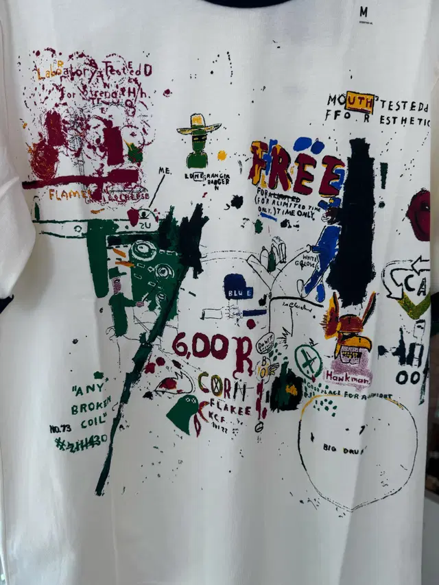 uniqlo Jean-Michel Basquiat ringer tee