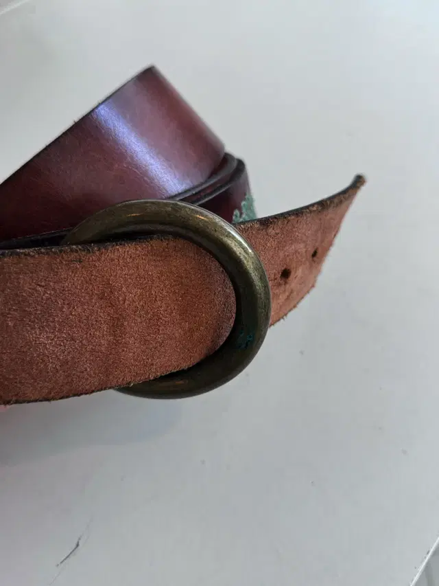 replay leather belt