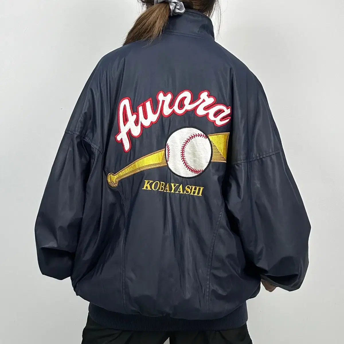 (Free Shipping) 1990s SSK Kobayashi Big Logo Jumper Jacket