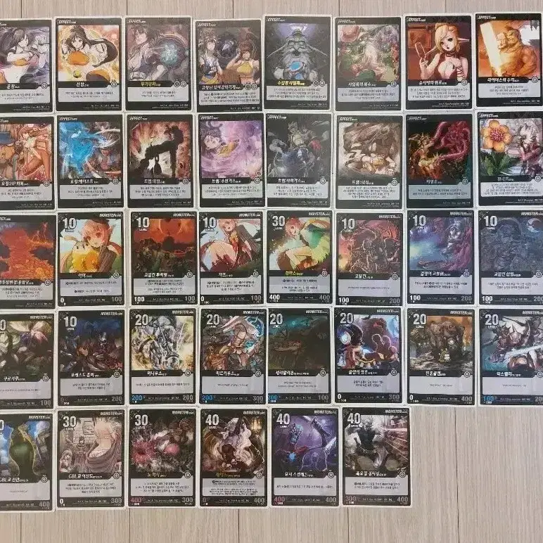 던전앤파이터(던파) tcg 327종 일괄 판매합니다