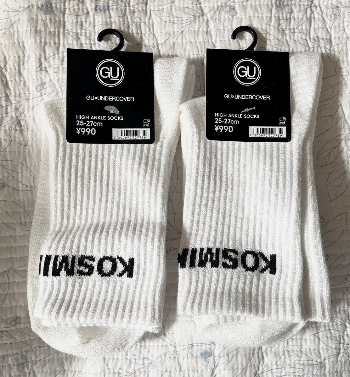 GU x UNDERCOVER socks 지유 언더커버 양말