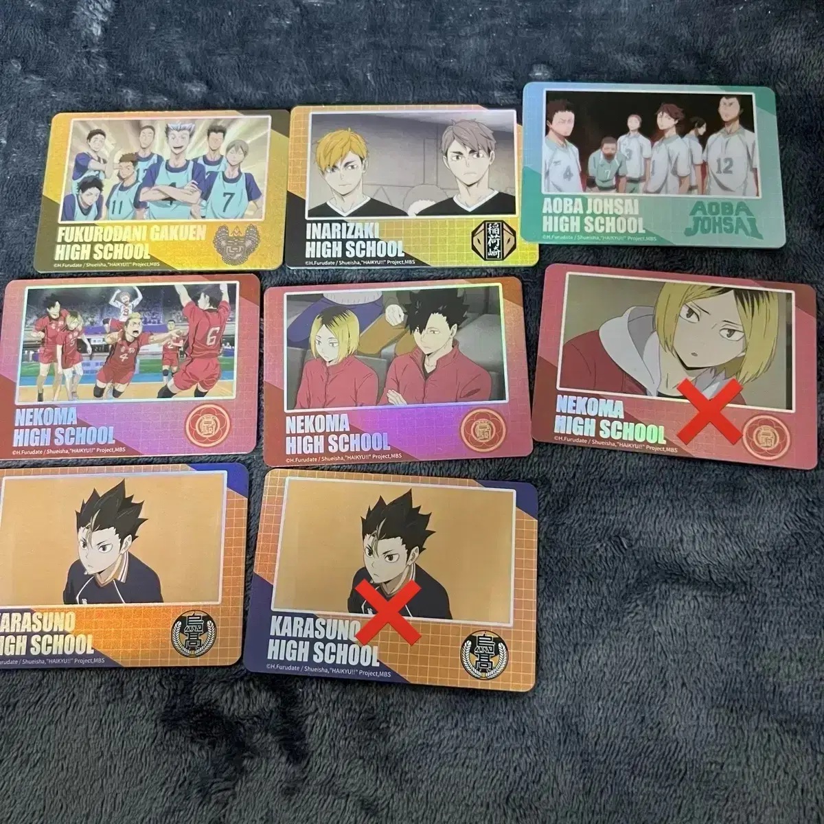 Haikyuu Shinsegae pop up Trading hard photo card (cost transfer)