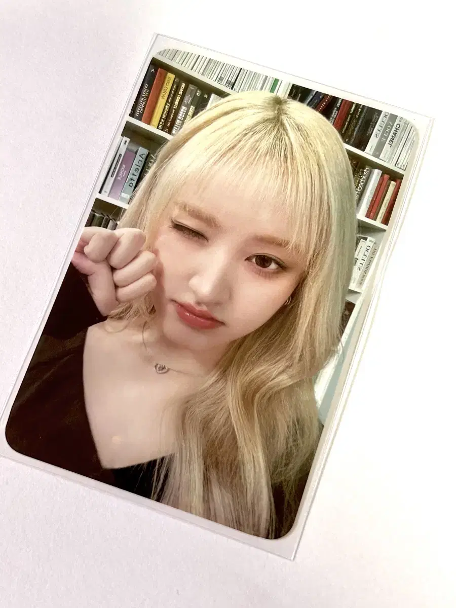 Sold) ive fanmeeting photocard holder liz Photocard