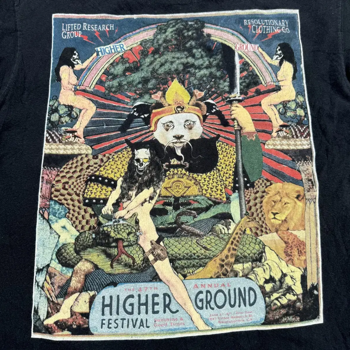 [XL] LRG Higher Ground Festival 프린팅 반팔티