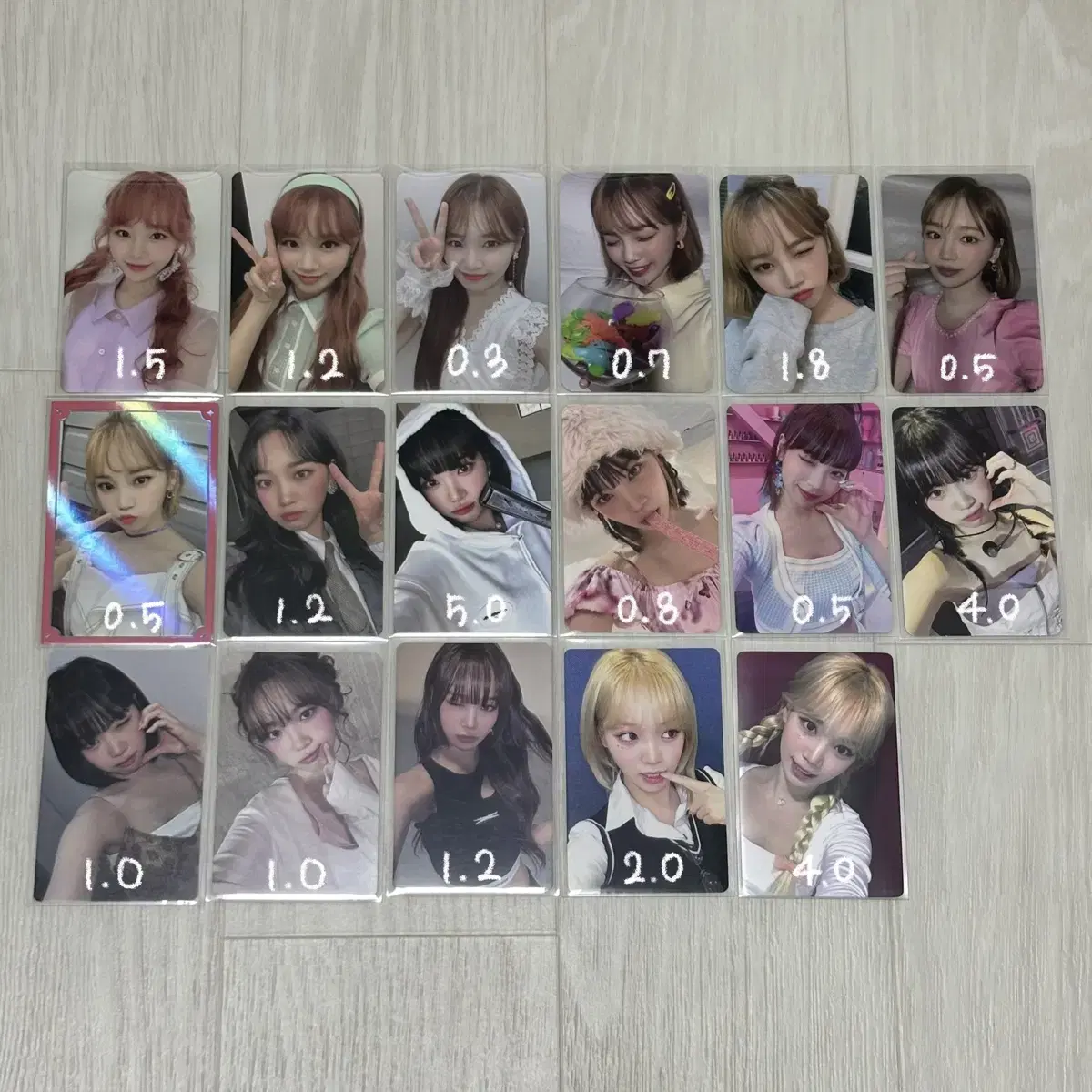 Le sserafim iz*one kim chaewon chaewon photocard unreleased photocard WTS