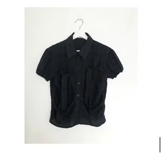 디에이디 shirring half shirts 블루색상