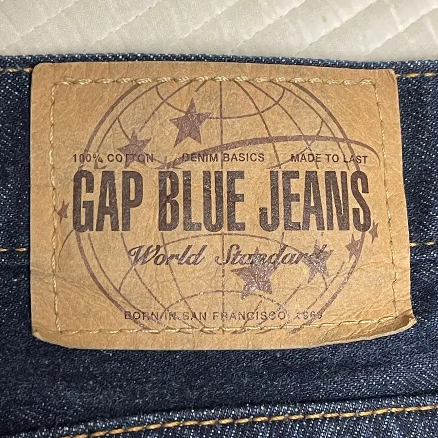 올드 갭(GAP) 90s made in USA 로우 데님 W31/L28