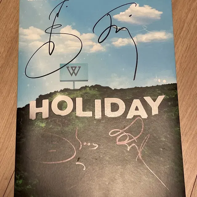 위너 싸인 씨디 (holiday 앨범) + 앨범, 포토북 덤으로 드려요