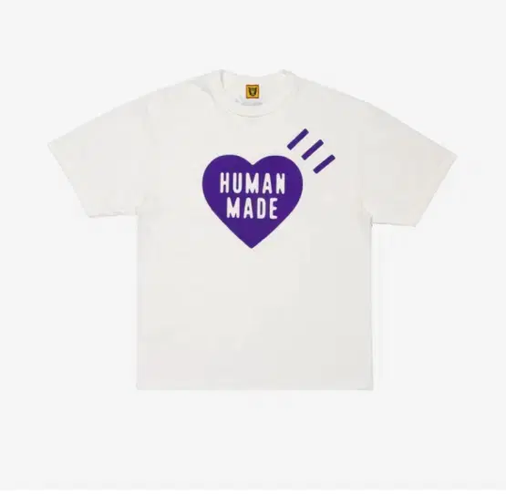 Human Made White Purple Heart Tee (Fukuoka Store Only) Size M Medium