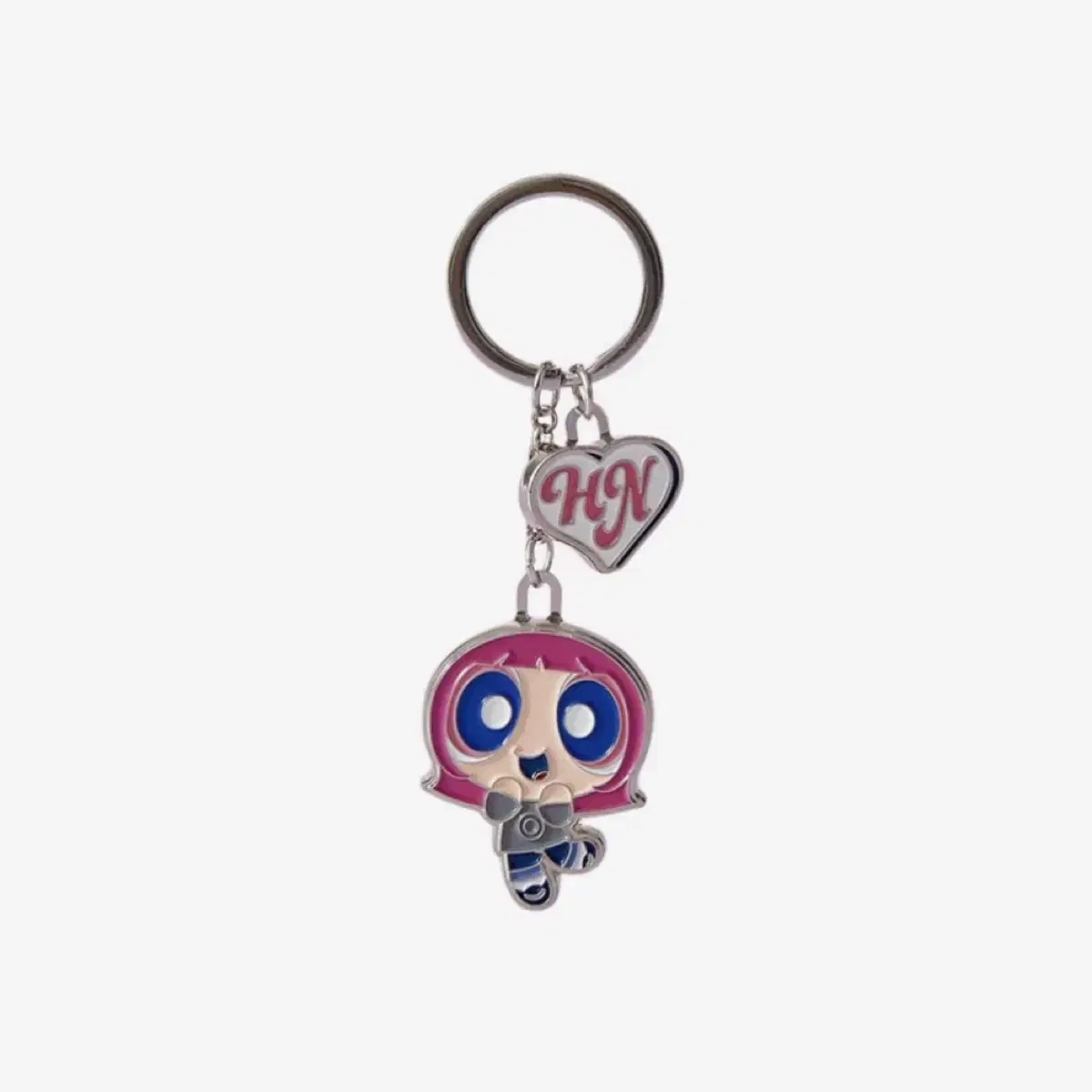 New Jeans Powerpuff Girls Housewit Metal Keyring hanni (unsealed)