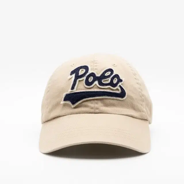 POLO RALPH LAUREN NAVY PATCH BEIGE HAT