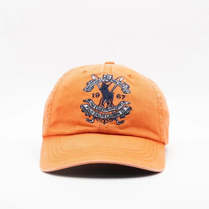 POLO RALPH LAUREN CREST ORANGE HAT