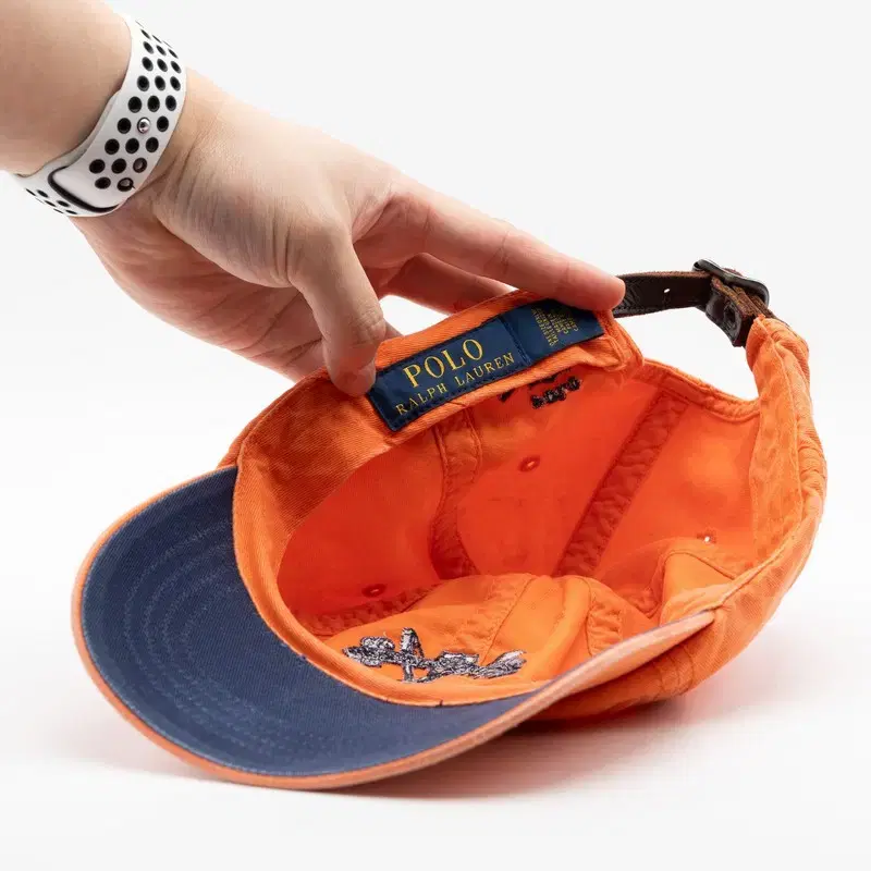 POLO RALPH LAUREN CREST ORANGE HAT