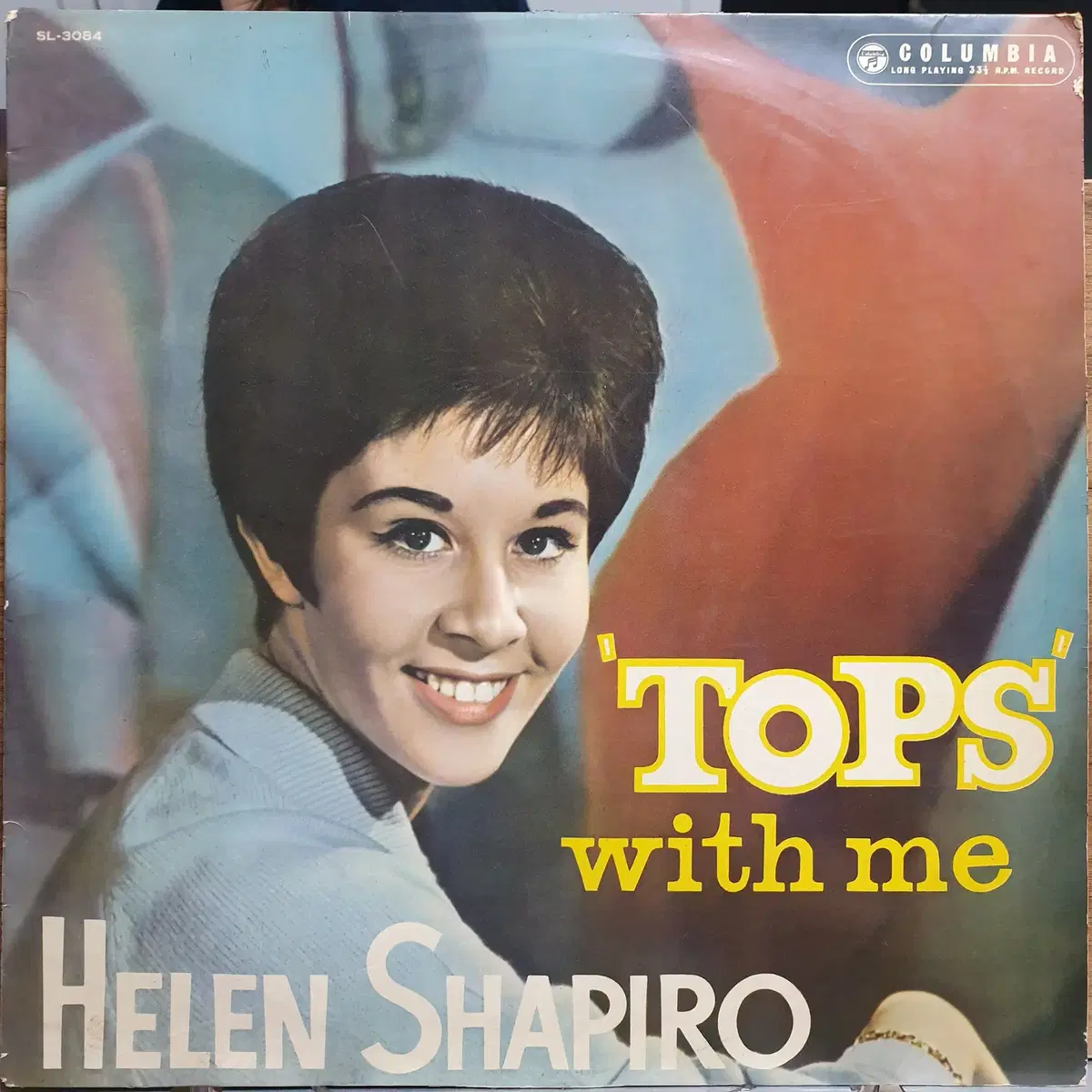 [중고LP] Helen Shapiro / 'Tops' With Me