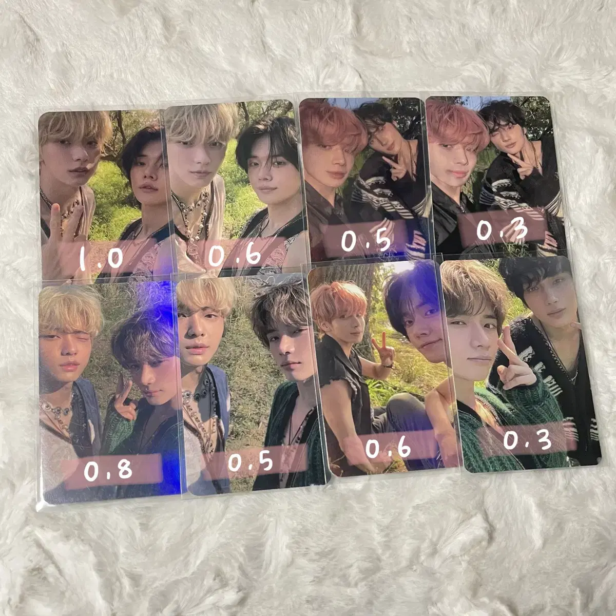 Transfer of txt units photocard 