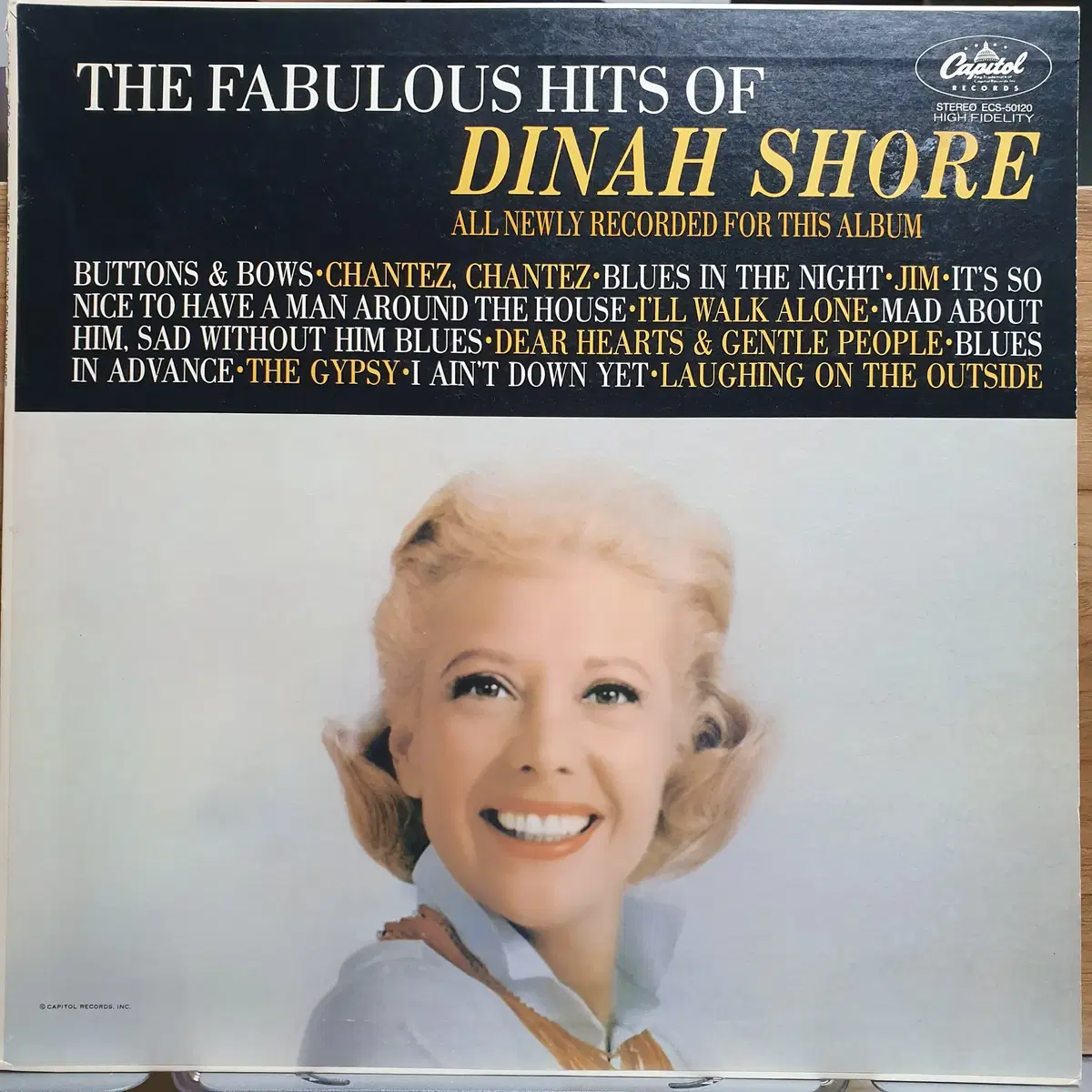 [중고LP] The Fabulous Hits Of Dinah Shore