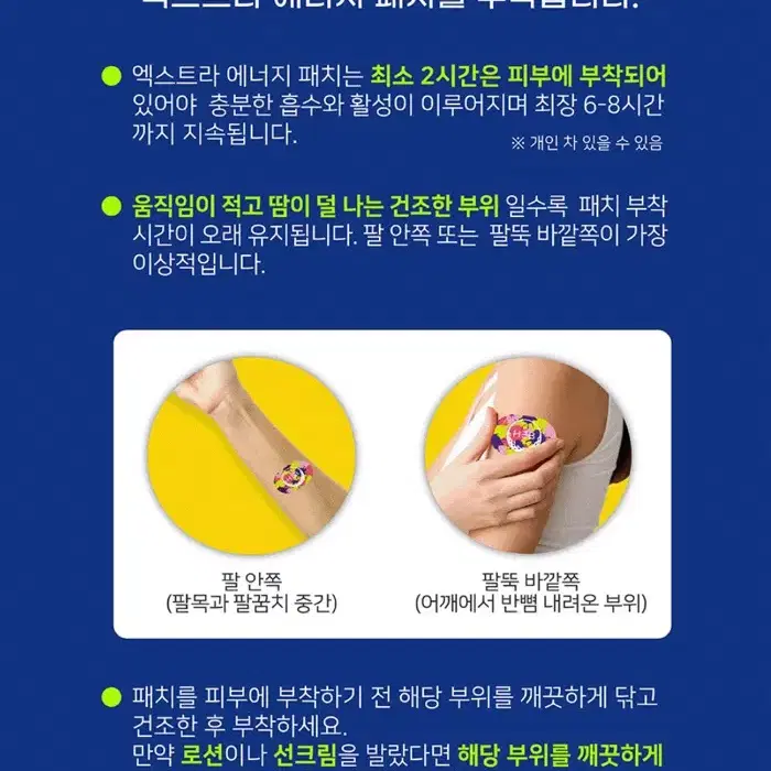 HEB 에너지패치 집중력패치 (30일분)