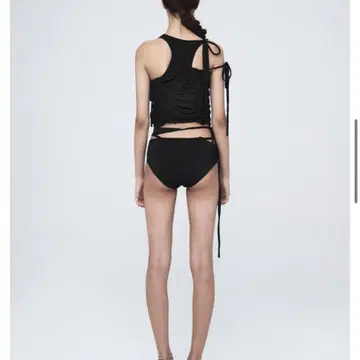 BRAID DROP SLEEVELESS BLACK - NACHE