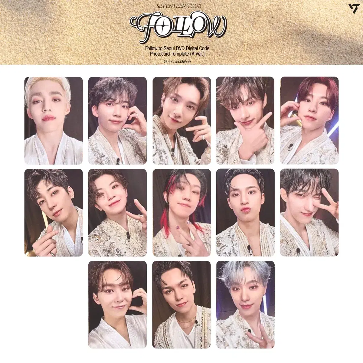 Seventeen Follow to Seoul buncheol photocard