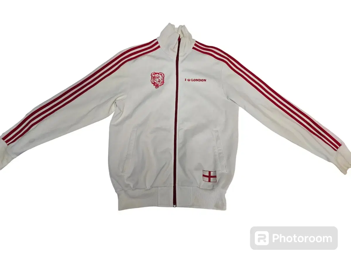 adidas White Rare Captain London Jersey Tracktop 100