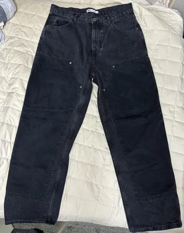 [44] 자라 zara 남자 카펜터 흑청 데님 denim 판매 합니디.