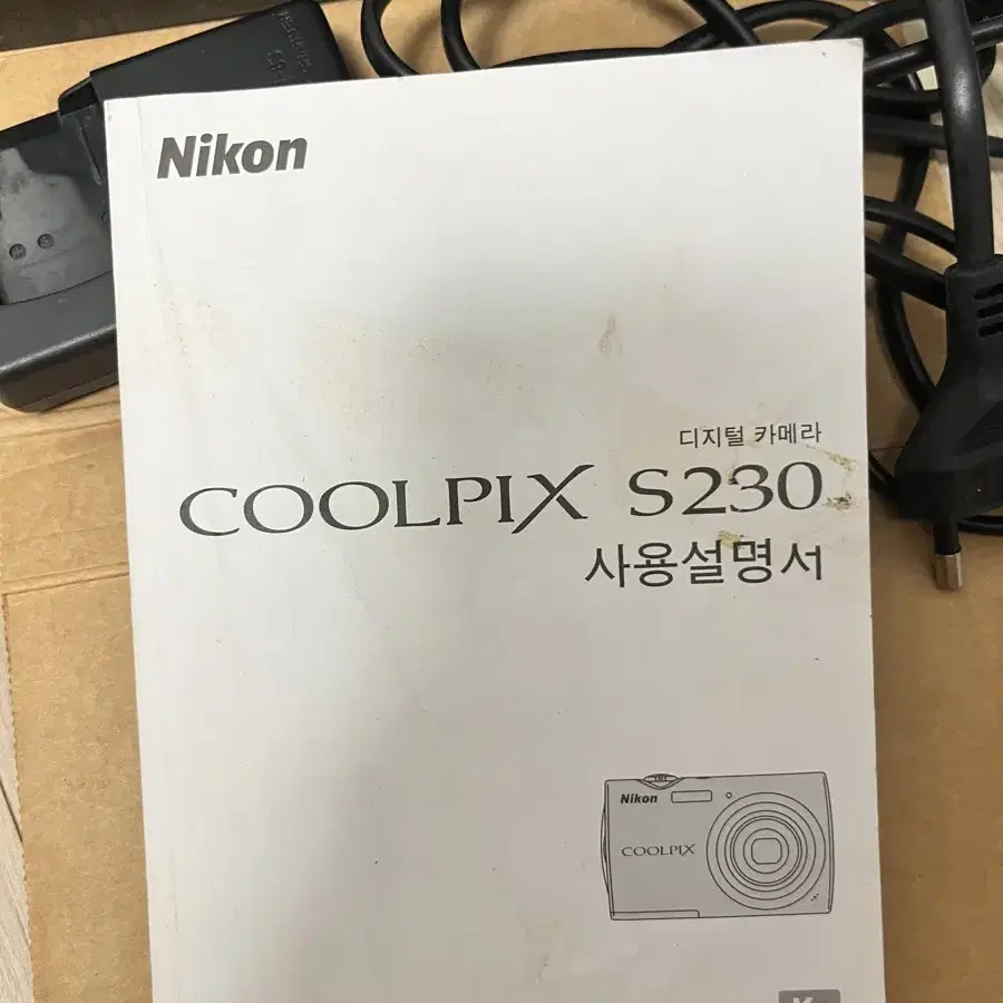 니콘 쿨픽스 s230 박스 포함 디카 디지털 카메라 무광 블랙