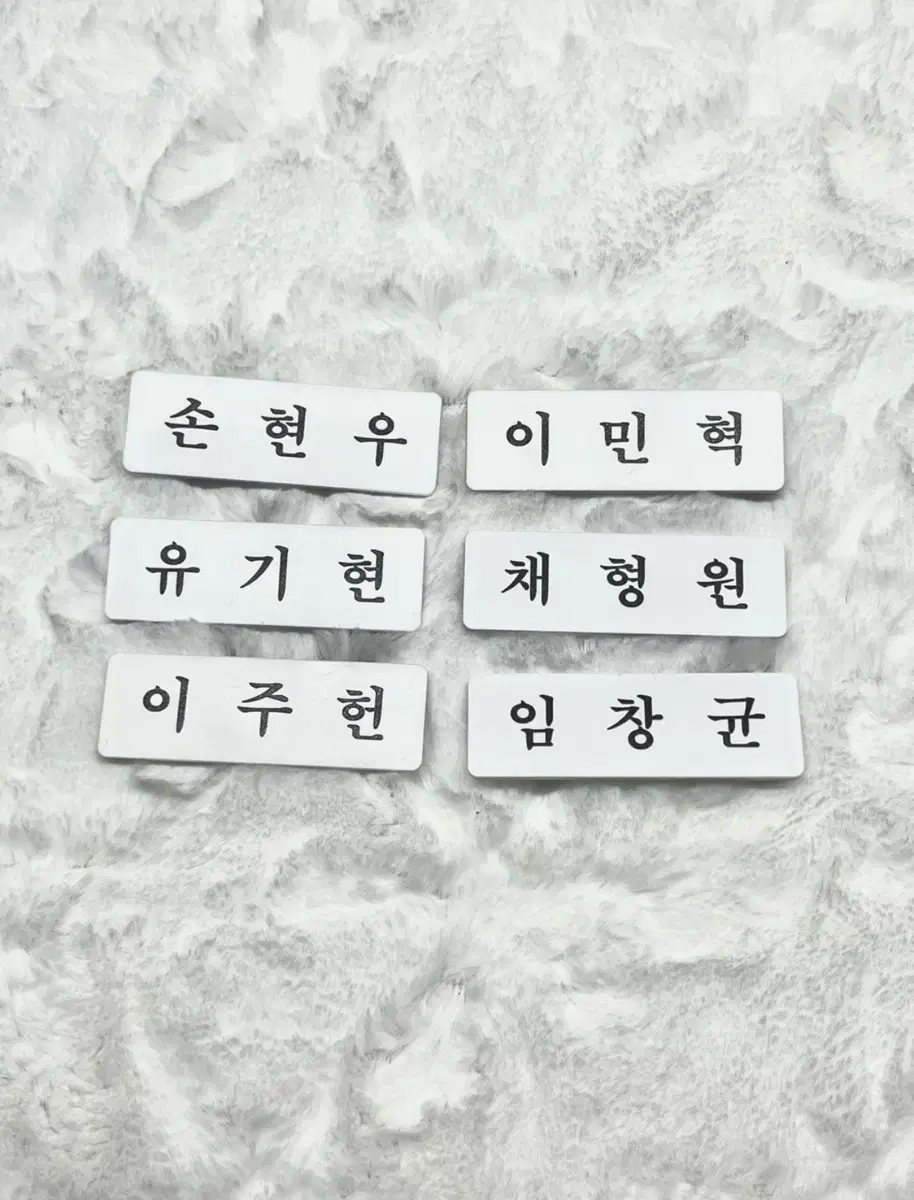 Monsta X name badge sell (Highlightable)