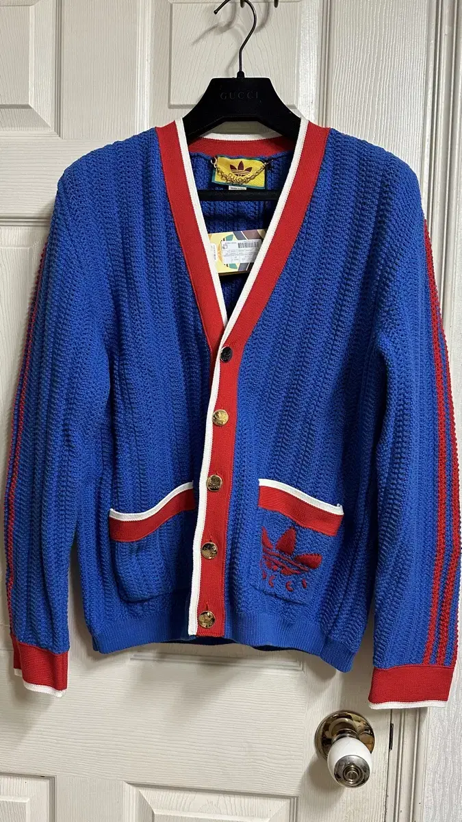 Gucci x Adidas Men's Cardigan Size S also available for women List Price 3.5 million