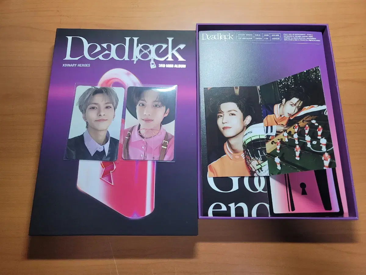 XD's Deadlock unsealed album XD's Heroes (with photocard)