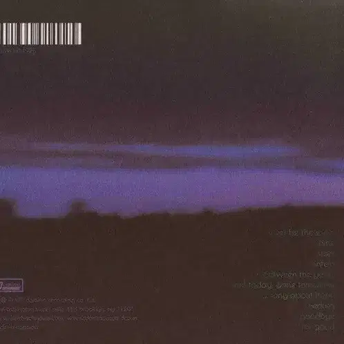 Ulrich Schnauss - Goodbye (CD) 미국반 민트급