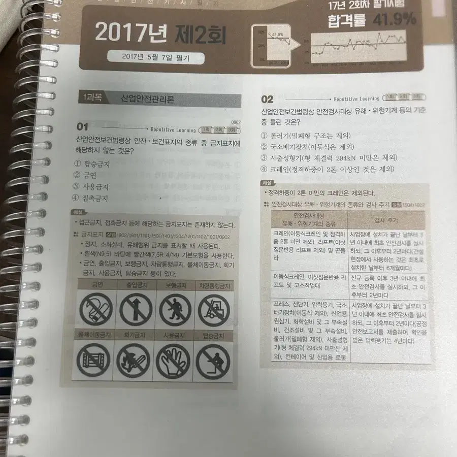 건설안전기사 필기 과년도 2024