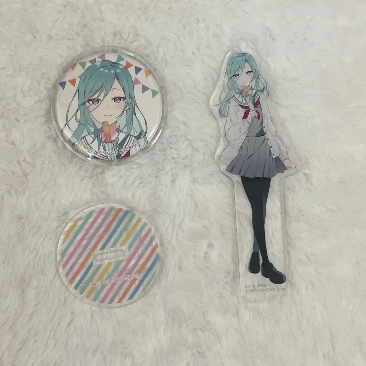 Shizuku Hinomori acrylic Stand Can Badges in Bulk