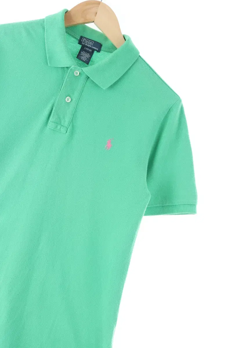 W(M-L) Polo Ralph Lauren Short-sleeved kara T-shirt Green cotton Basic fit - DFCA