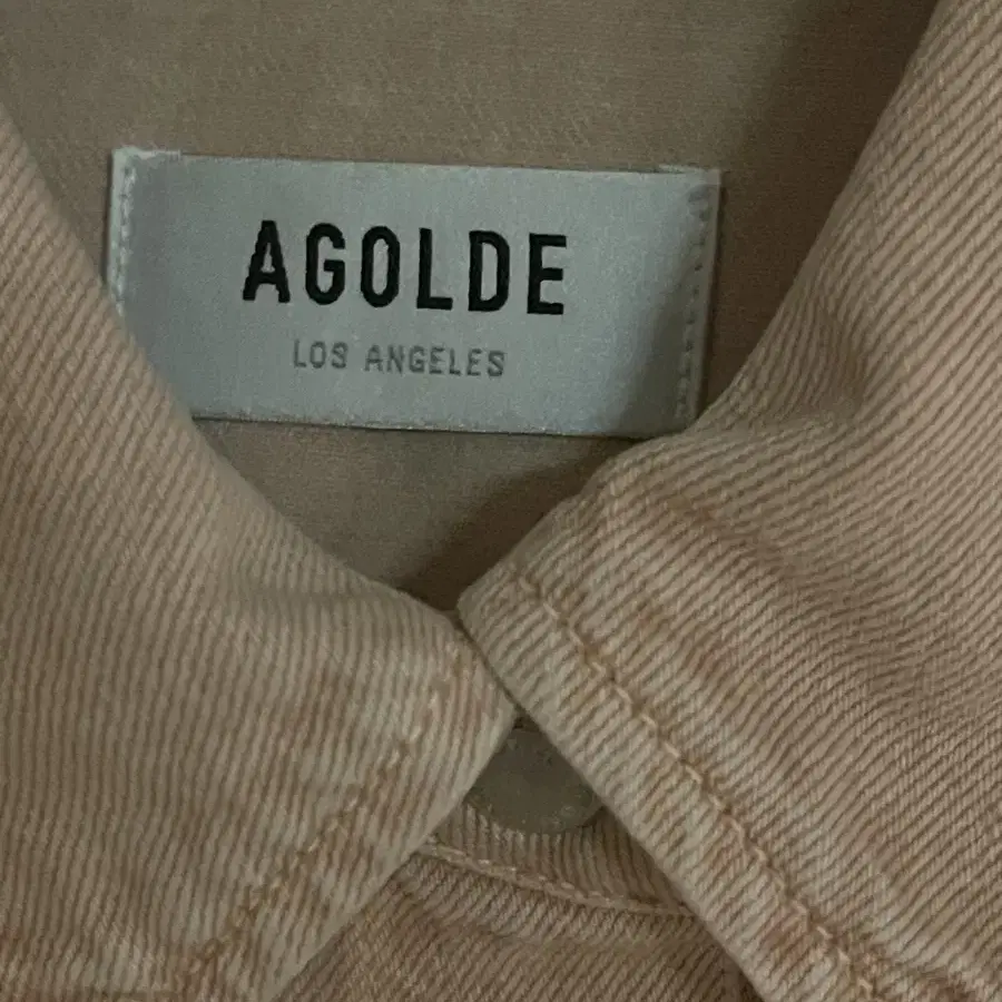 Agolde 에이골디 핑크솔트 컬러 크롭 셔츠자켓미착용