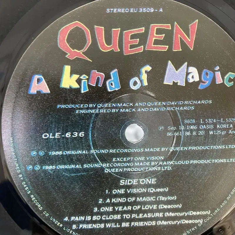 QUEEN A KIND OF MAGIC / AA3011