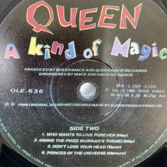 QUEEN A KIND OF MAGIC / AA3011