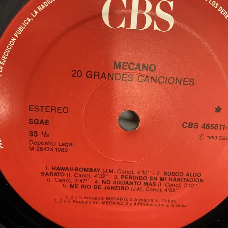 MECANO  LP / AA3016