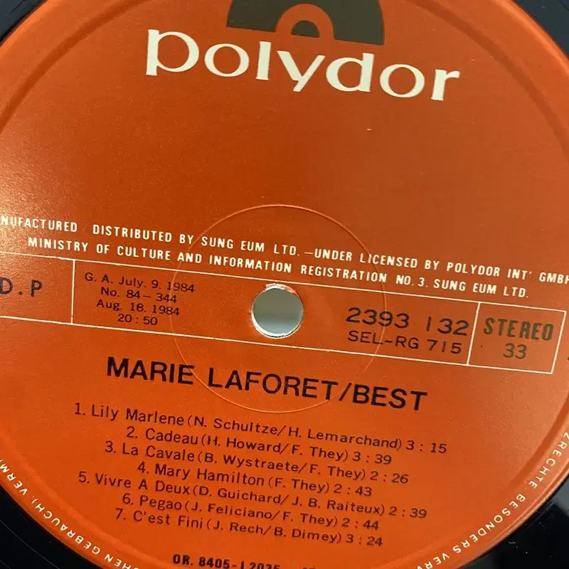 MARIE LAFORET BEST  /  AA3020