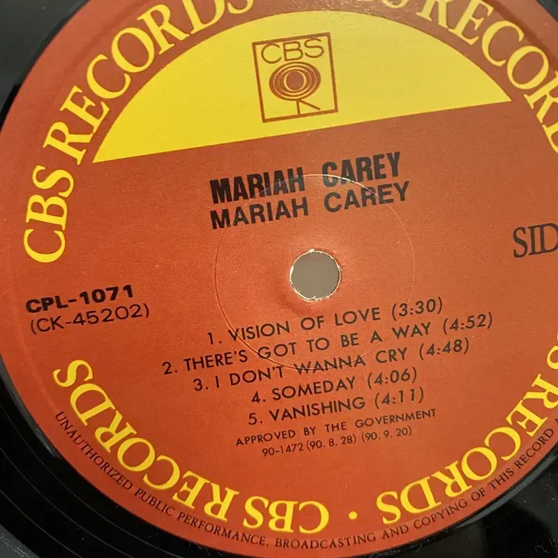 MARIAH CAREY LP / AA3041