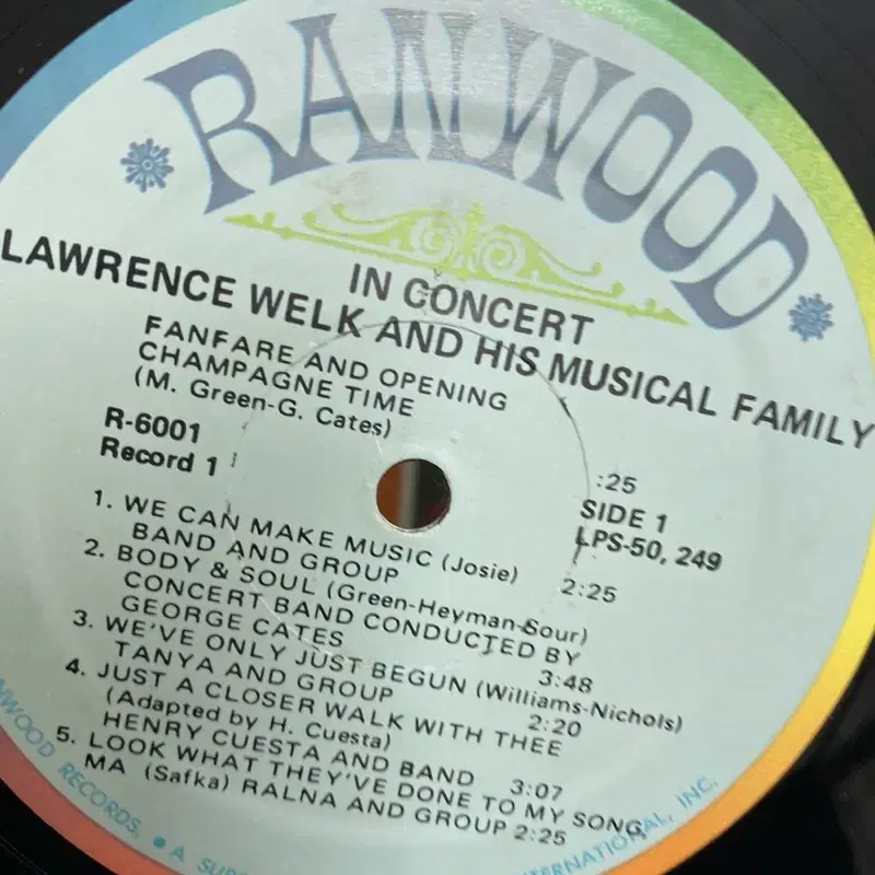 IN CONCERT LAWRENCE WELK AND LP / AA3063