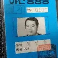 방송 소품용 서울시 민간인용 야간통행증