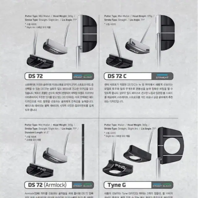 삼양인터네셔날정품 핑 2023 TYNE G 33인치 퍼터