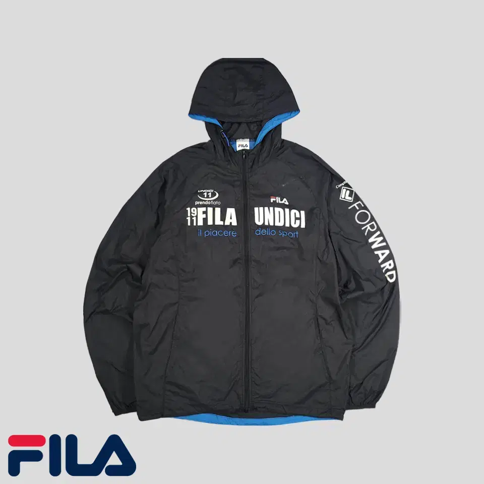 FILA FILA JP Undici Black Forward Printing Scotch Reflective