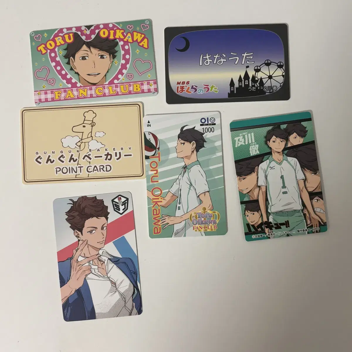 Haikyuu Oikawa Variety Card Buraka Photo Card