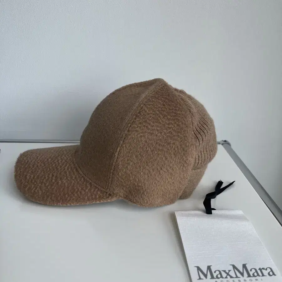 Max Mara 막스마라 캐시미어 로고 볼캡 모자